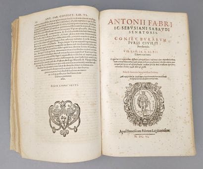 [Droit] [Savoie] (Antoine Favre) Antonii...