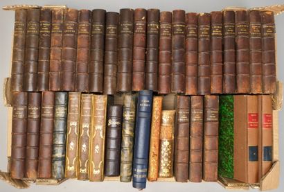 [Littérature]. Un ensemble de 37 volumes...