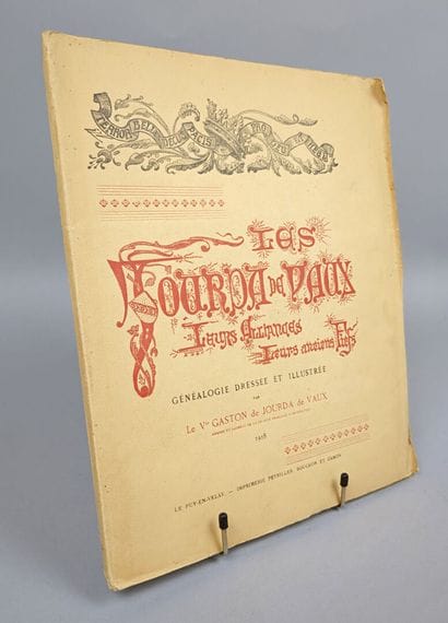 JOURDA de VAUX (Gaston de). Les Jourda de...
