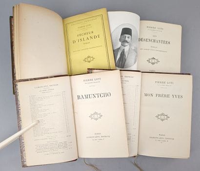 LOTI (Pierre). Réunion de 4 volumes in-12...