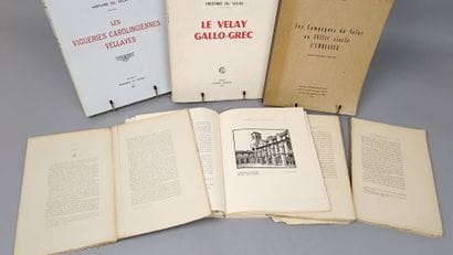[Velay]. Réunion de 6 volumesbrochés:
1/...