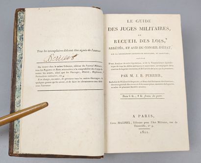 PERRIER (J.-B.). Le Guide des Juges militaires,...