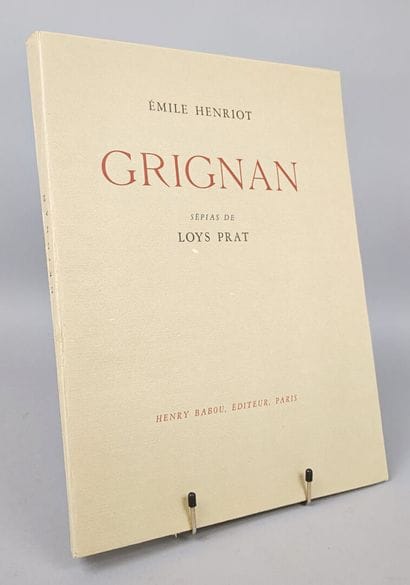 HENRIOT (Émile). GRIGNAN. Vingt-quatre sépias...