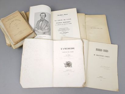 [Savoie]. 10 volumes de poésies:
1/ FONTAINE...