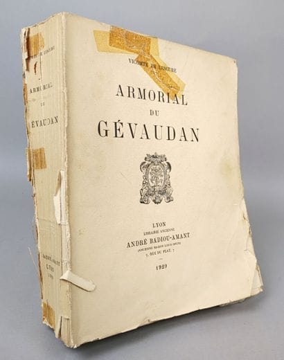 LESCURE (Charles, de). Armorial du Gévaudan....
