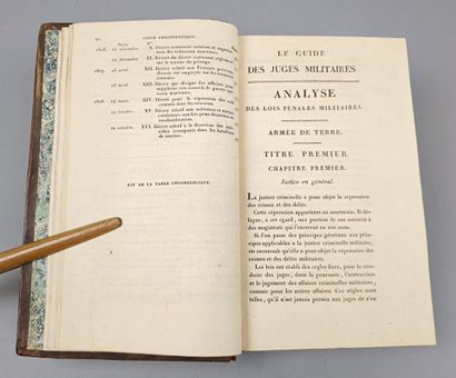 PERRIER (J.-B.). Le Guide des Juges militaires,...