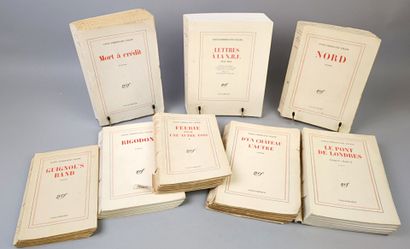 [Céline]. Réunion de 8 volumes in-12 ou in-8...