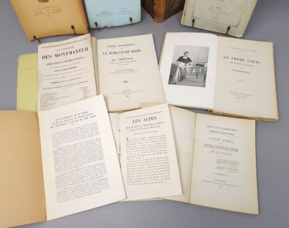 [Savoie]. Un ensemble de 10 volumes ou plaquettes...