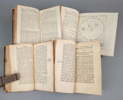 Un ensemble de 4 volumes reliés du XVIIIe...