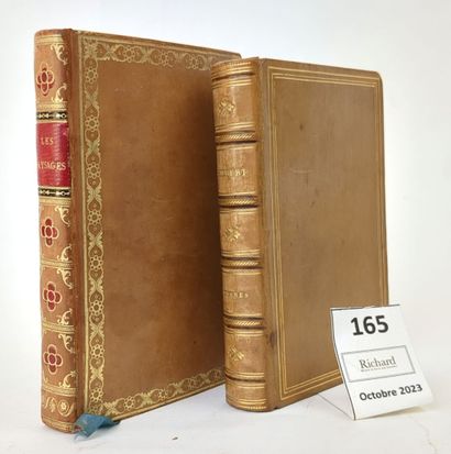 Réunion de 2 volumes très bien reliés:

1/...