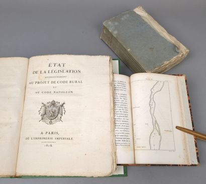 Lot de 3 importants ouvrages sur le droit...