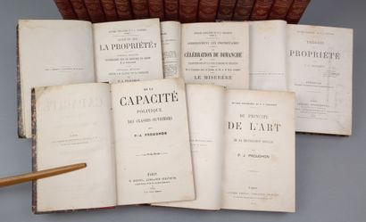 PROUDHON (P.J.). OEuvres complètes. Série...