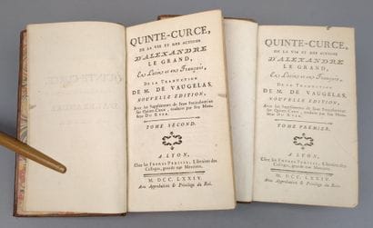 [Traduction de Vaugelas]. QUINTE-CURCE. De...