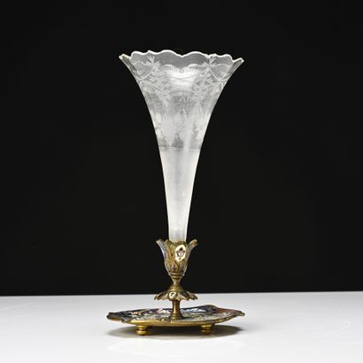 Vase en bronze cloisonné
Epoque Napoléon...