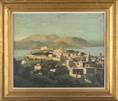Gaston GOOR (1902-1977)
Paysage italien,
Huile...