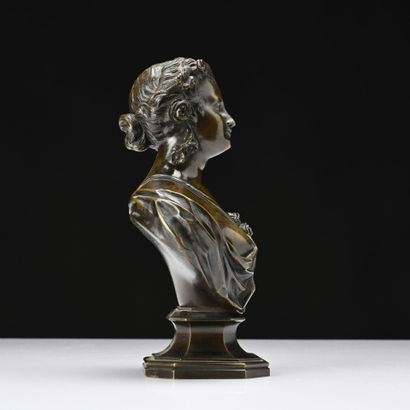 Ecole française 19ème siècle
Buste de femme...