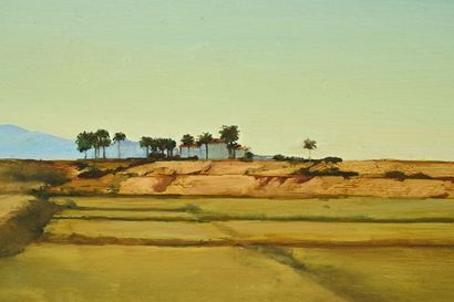 Jacques F. FUCHS (1922-1980).
Paysage, 1971.
Huile...