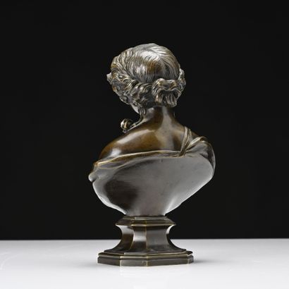 Ecole française 19ème siècle
Buste de femme...