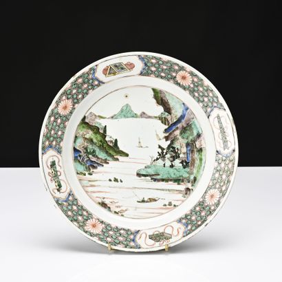Chine, époque Kangxi (1661-1722)
Plat creux...
