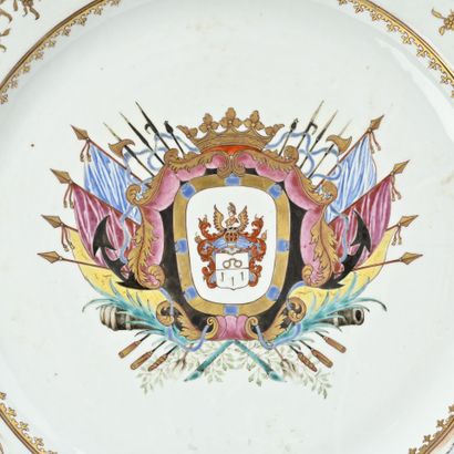 Compagnie des Indes XVIIIe siècle, 
Important...