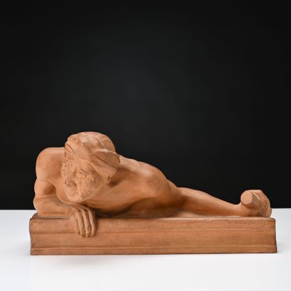 Gaston HAUCHECORNE (1880-1945)
 Batelier
Epreuve...