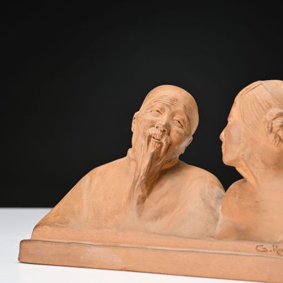 Gaston HAUCHECORNE (1880-1945)
Couple de...