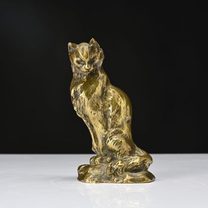 Thomas CARTIER (1879-1943)
Chat assis, épreuve...