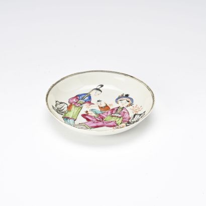 Chine, fin XVIIIe siècle, 
Coupe creuse en...