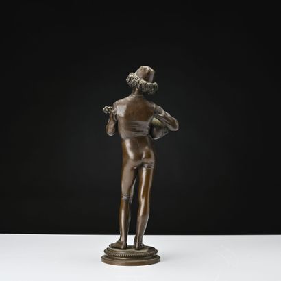 Paul DUBOIS( 1829-1905),
Le Joueur de Mandoline,...