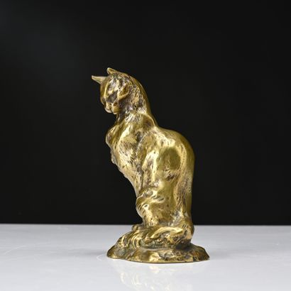 Thomas CARTIER (1879-1943)
Chat assis, épreuve...
