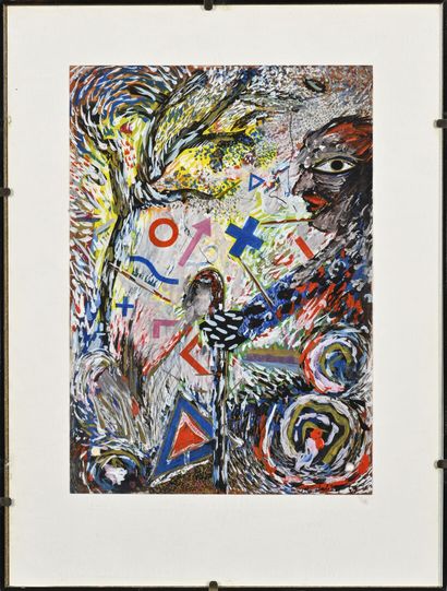 Joël HUBAUT (Né en 1947) 

Sans titre

Acrylique...