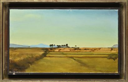 Jacques F. FUCHS (1922-1980).
Paysage, 1971.
Huile...