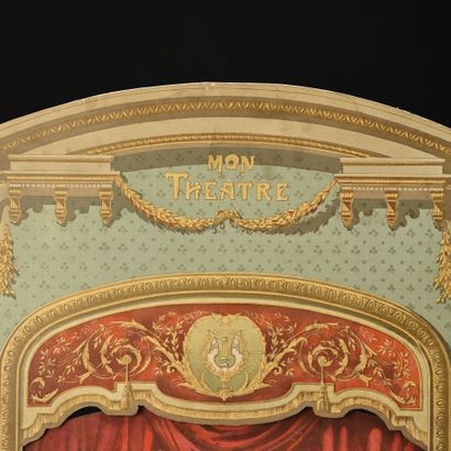 Mon théâtre, Scène de théâtre pour marionnettes...