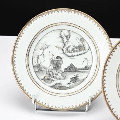 Compagnie des Indes, XVIIIe siècle, 
Trois...