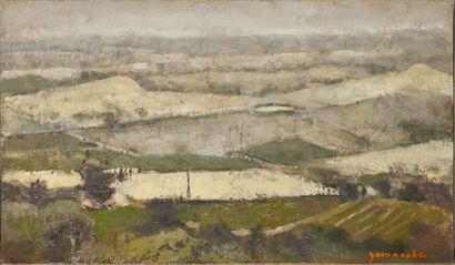 Teruhisa YAMANOBE (1956)
Les champs VIII
Huile...