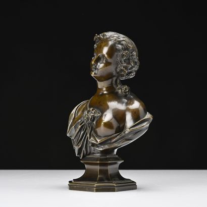 Ecole française 19ème siècle
Buste de femme...