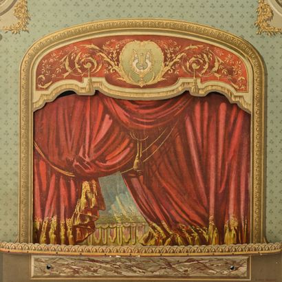 Mon théâtre, Scène de théâtre pour marionnettes...
