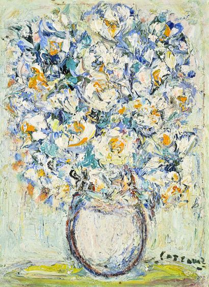 André COTAVOZ (1922-2012)
Bouquet blanc et...