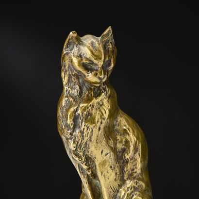 Thomas CARTIER (1879-1943)
Chat assis, épreuve...