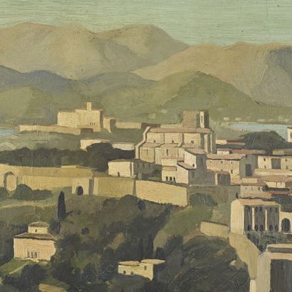 Gaston GOOR (1902-1977)
Paysage italien,
Huile...