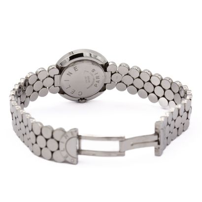 CELINE. Montre bracelet de dame en acier,...