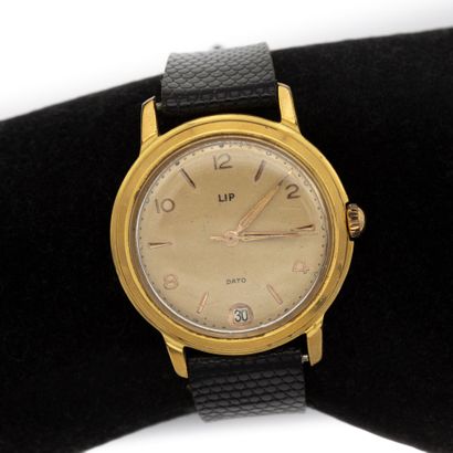 LIP DATO montre bracelet, boîtier en acier,...