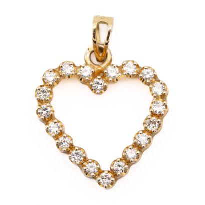 Pendentif en or jaune (750) 18K figurant...
