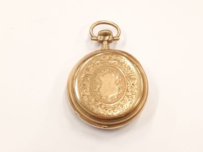 Montre de gousset en or jaune 18 K (750),...