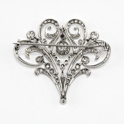 Broche d'époque Art Nouveau, vers 1900, en...