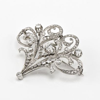 Broche d'époque Art Nouveau, vers 1900, en...