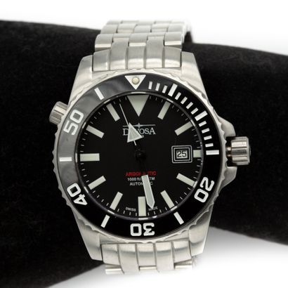 DAVOSA. Bracelet watch. Steel case and bracelet....