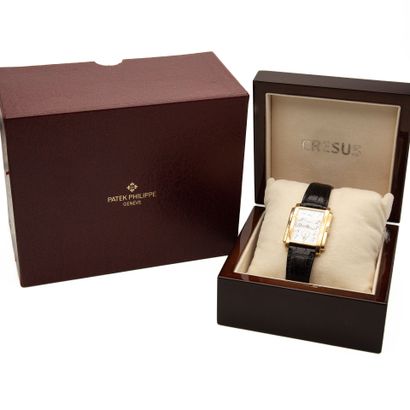 PATEK PHILIPPE. Gondolo.
Automatic movement.
Rectangular...