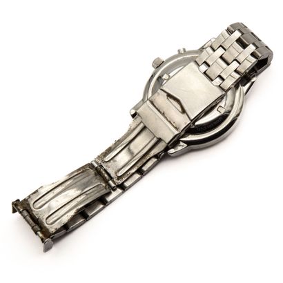 SEIKO KINETIC. Steel case and bracelet with...
