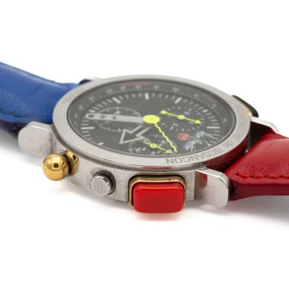 Alain Silberstein chrono alarm 3.
Quartz...